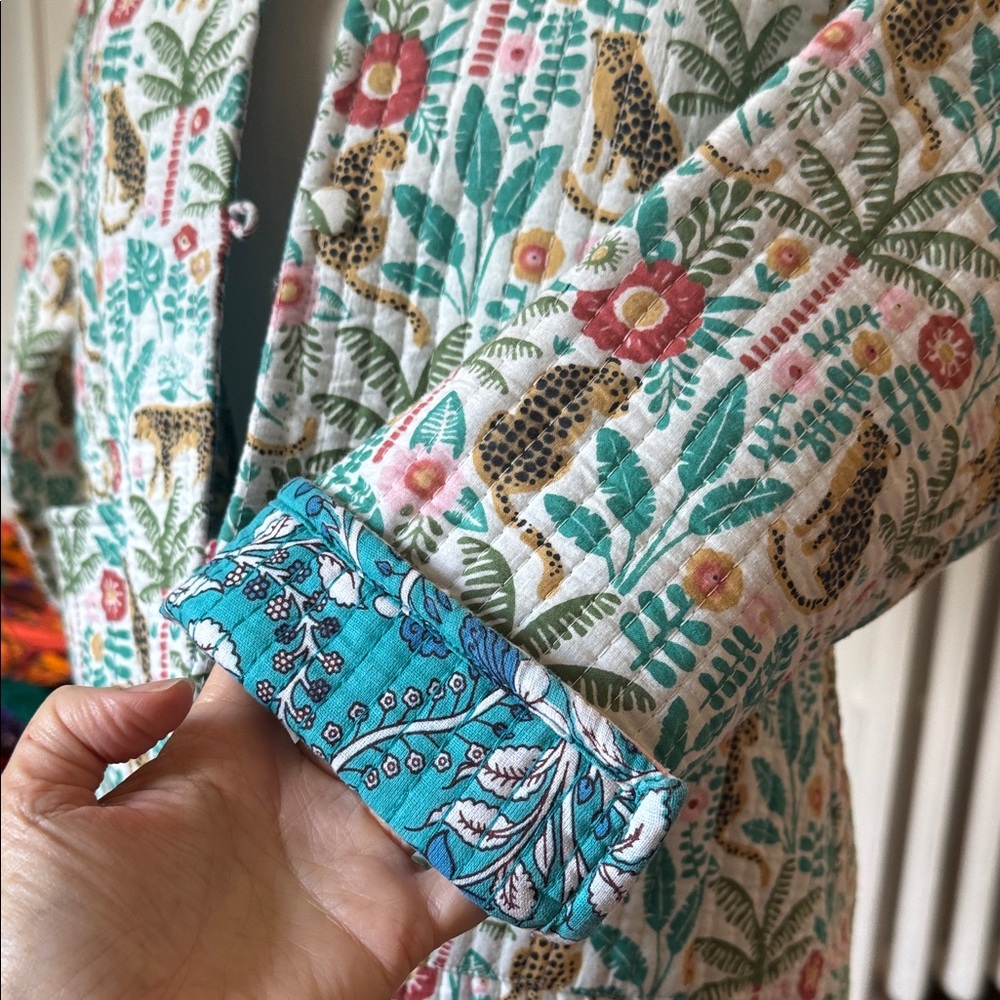 Reversible Quilted Multicolor Jacket - image 7